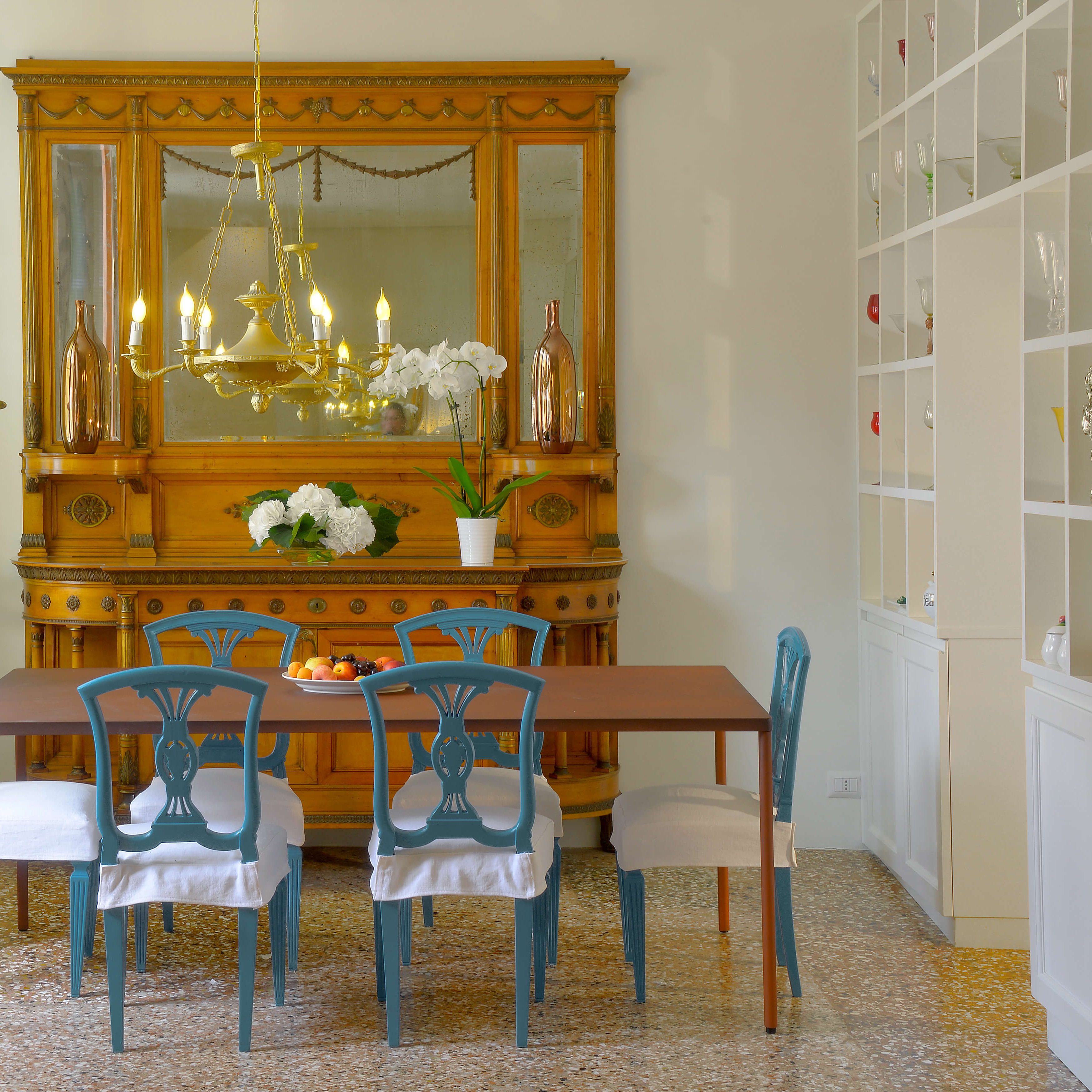 Antiques in the dining room